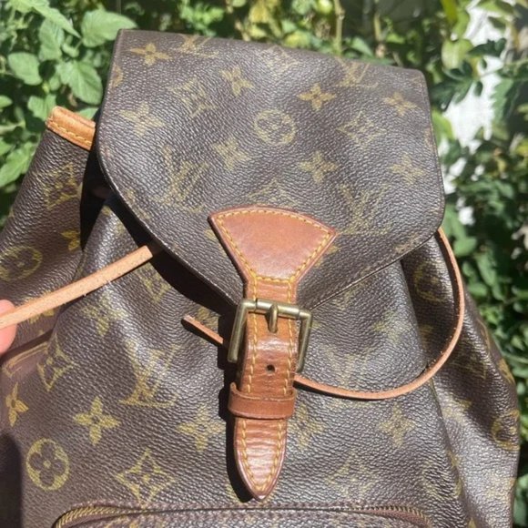 Louis Vuitton LV BackPack Bag Montsouris MM Browns Monogram - Picture 13 of 13